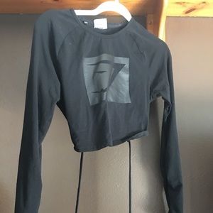 Gymshark Limited Edition Long Sleeve Ribbon Crop